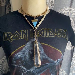 Beautiful handmade crystal necklace